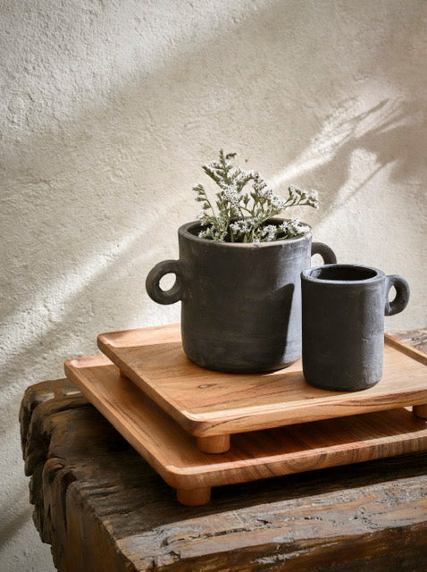 Pot zwart met oortjes M - RUBY Conceptstore