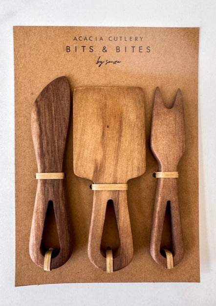 Borrelbestek hout - RUBY Conceptstore