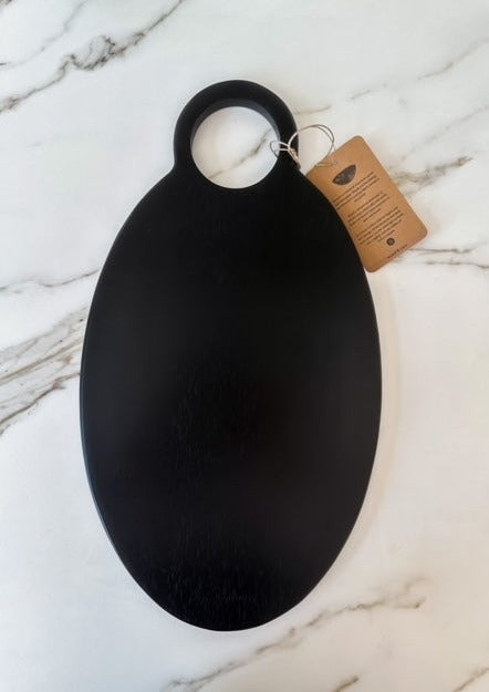 Borrelplank ovaal zwart - RUBY Conceptstore
