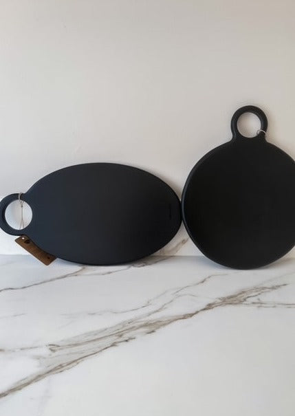 Borrelplank ovaal zwart - RUBY Conceptstore