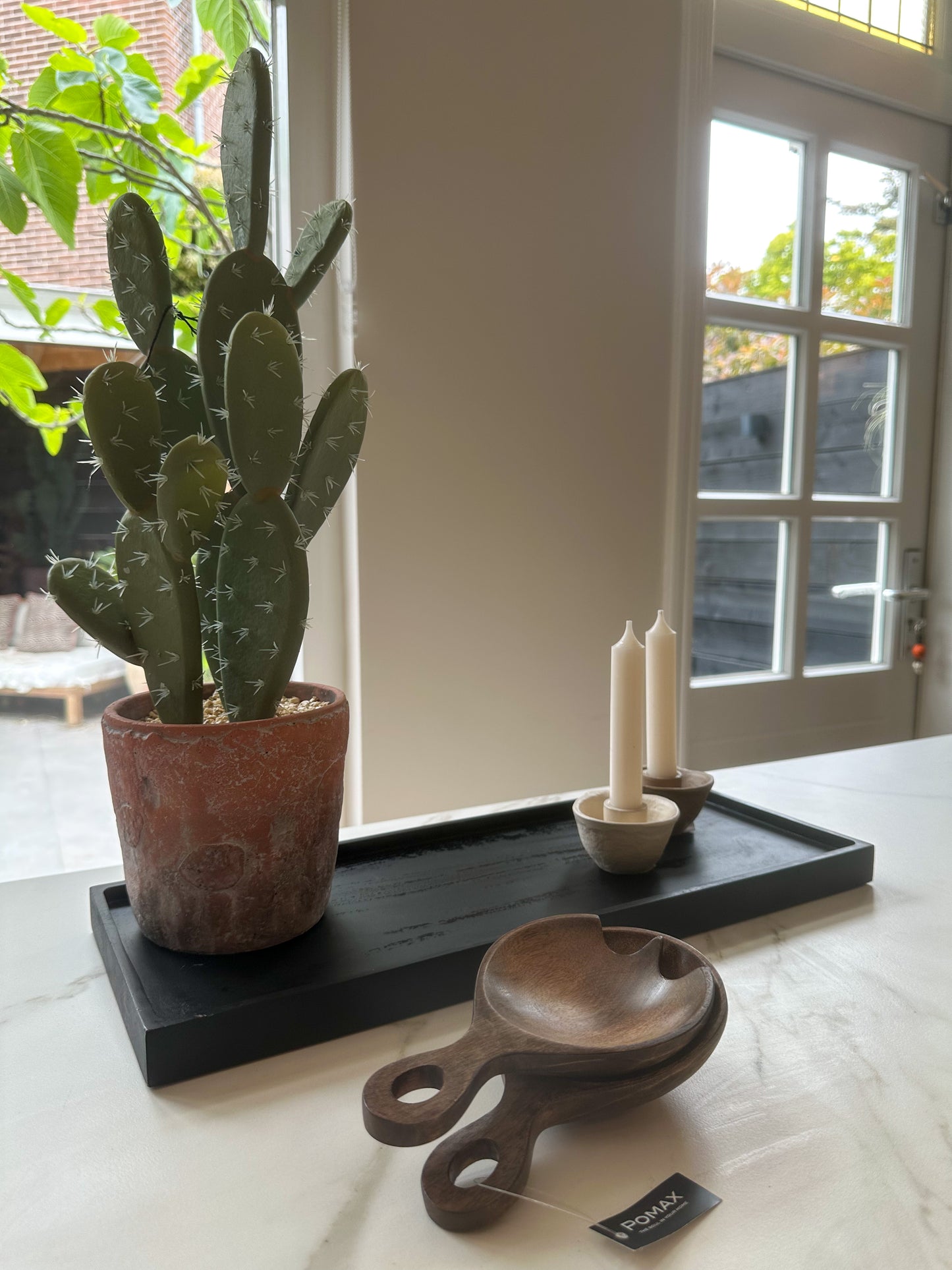 Dienblad met randje bruin - RUBY Conceptstore