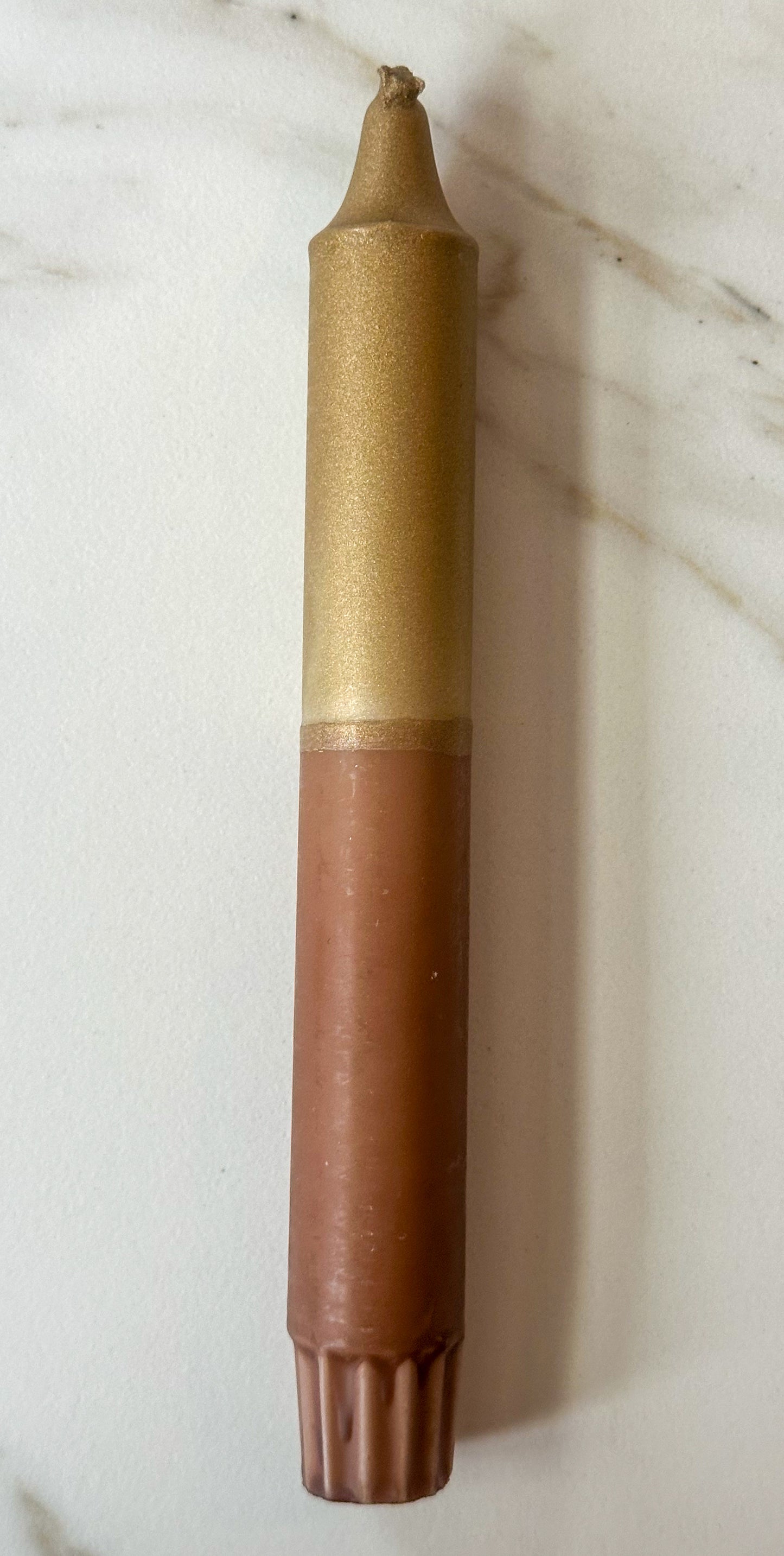Kaarsen dip dye goud - RUBY Conceptstore