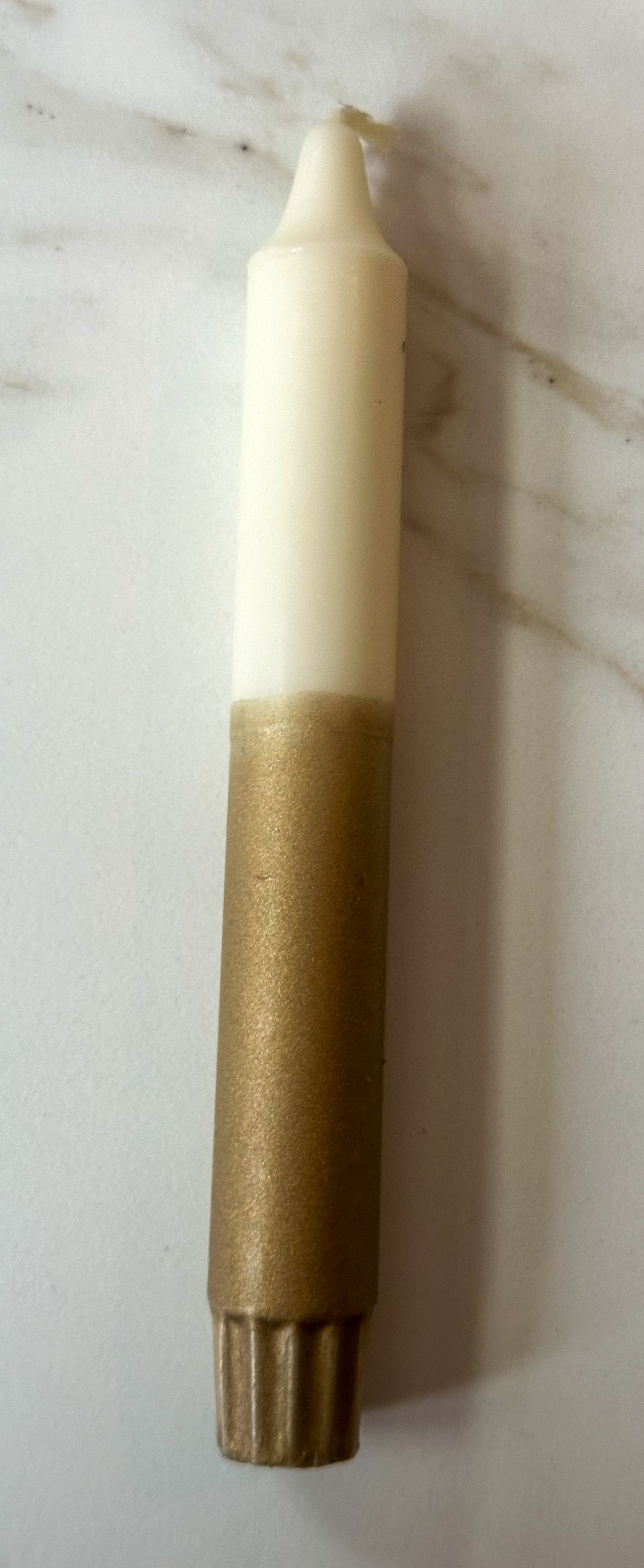 Kaarsen dip dye goud - RUBY Conceptstore