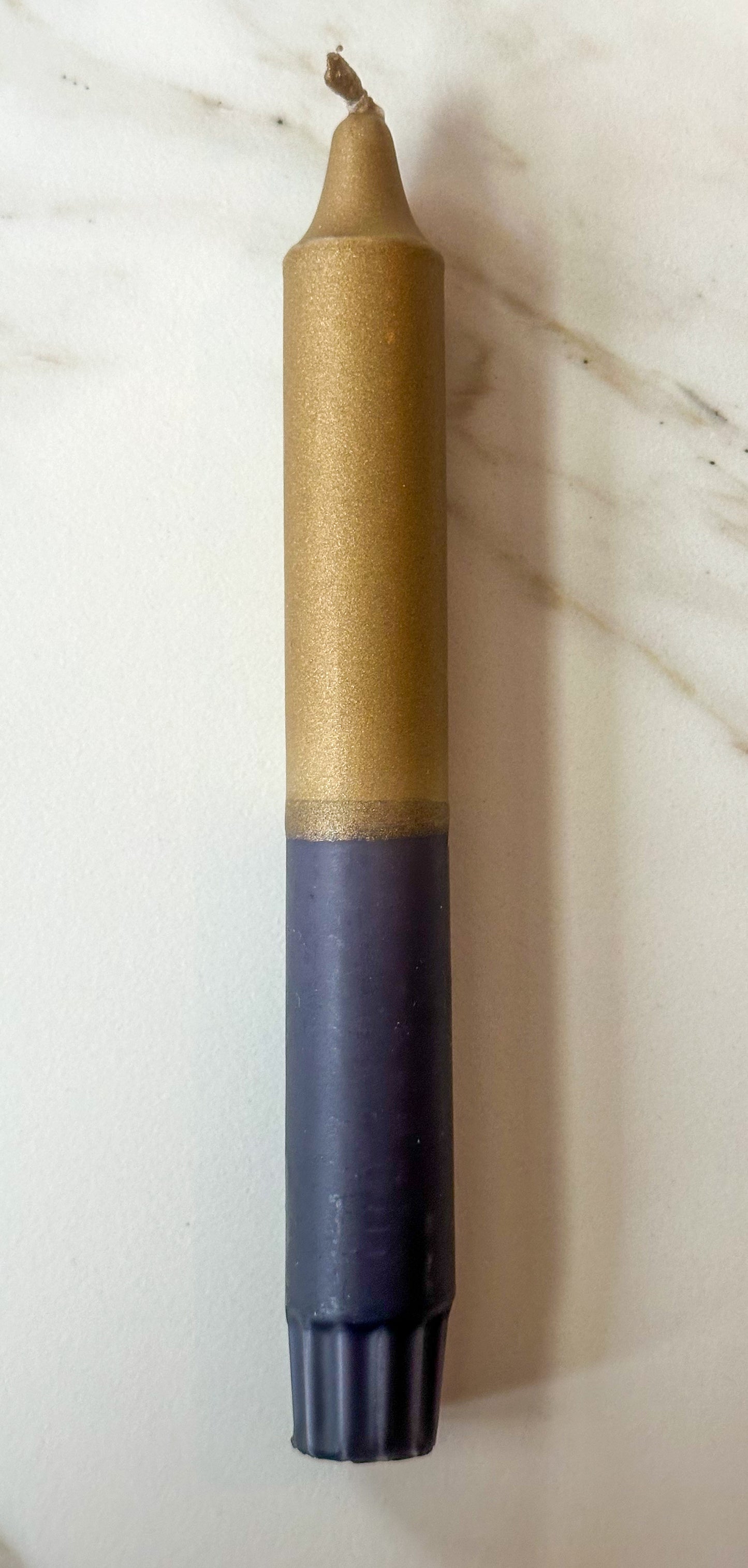 Kaarsen dip dye goud - RUBY Conceptstore