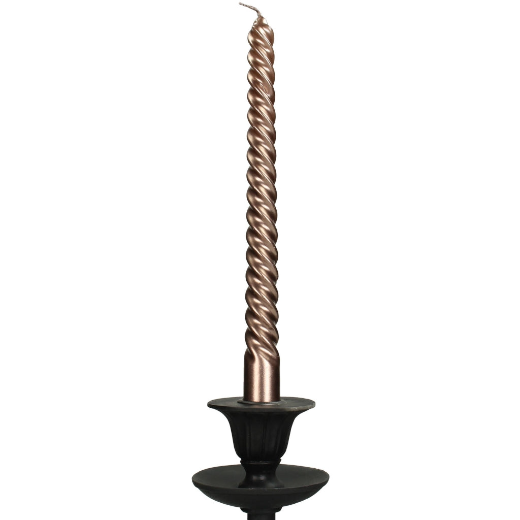 Kaarsen Twisted Koper - RUBY Conceptstore