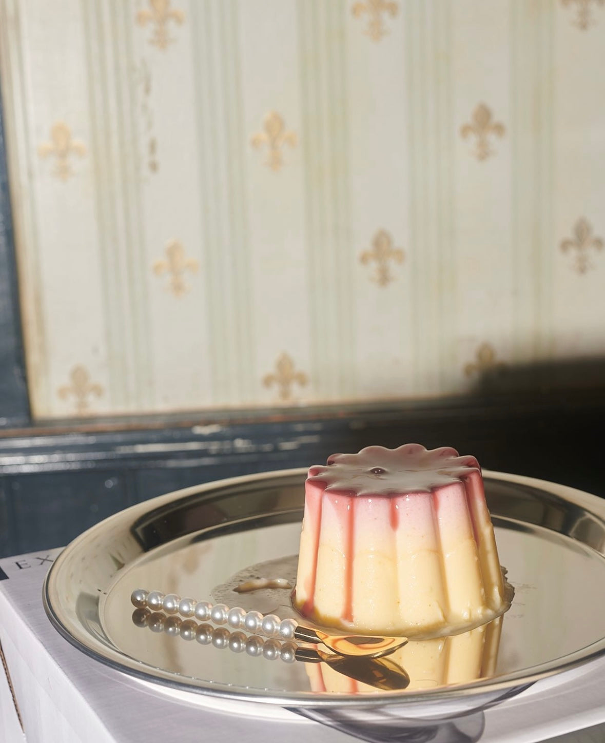 Set van 2 gouden lepeltjes met parels - RUBY Conceptstore