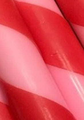 Led kaarsen rood roze Zuurstok (2 stuks) - RUBY Conceptstore
