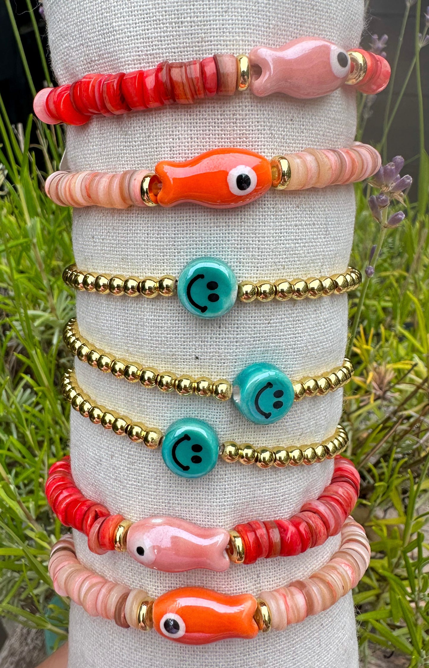 Armband met visje zalm - RUBY Conceptstore