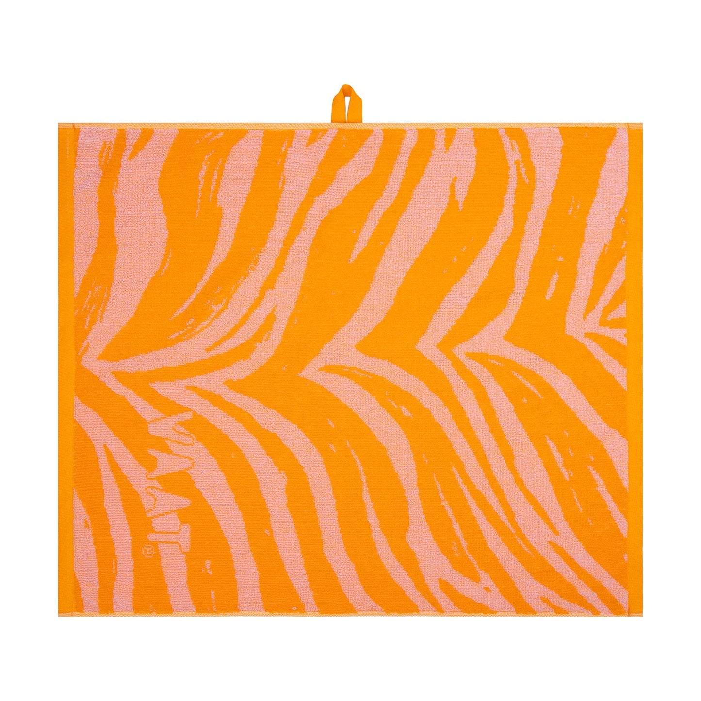 Handdoeken set ZEBRA oranje roze