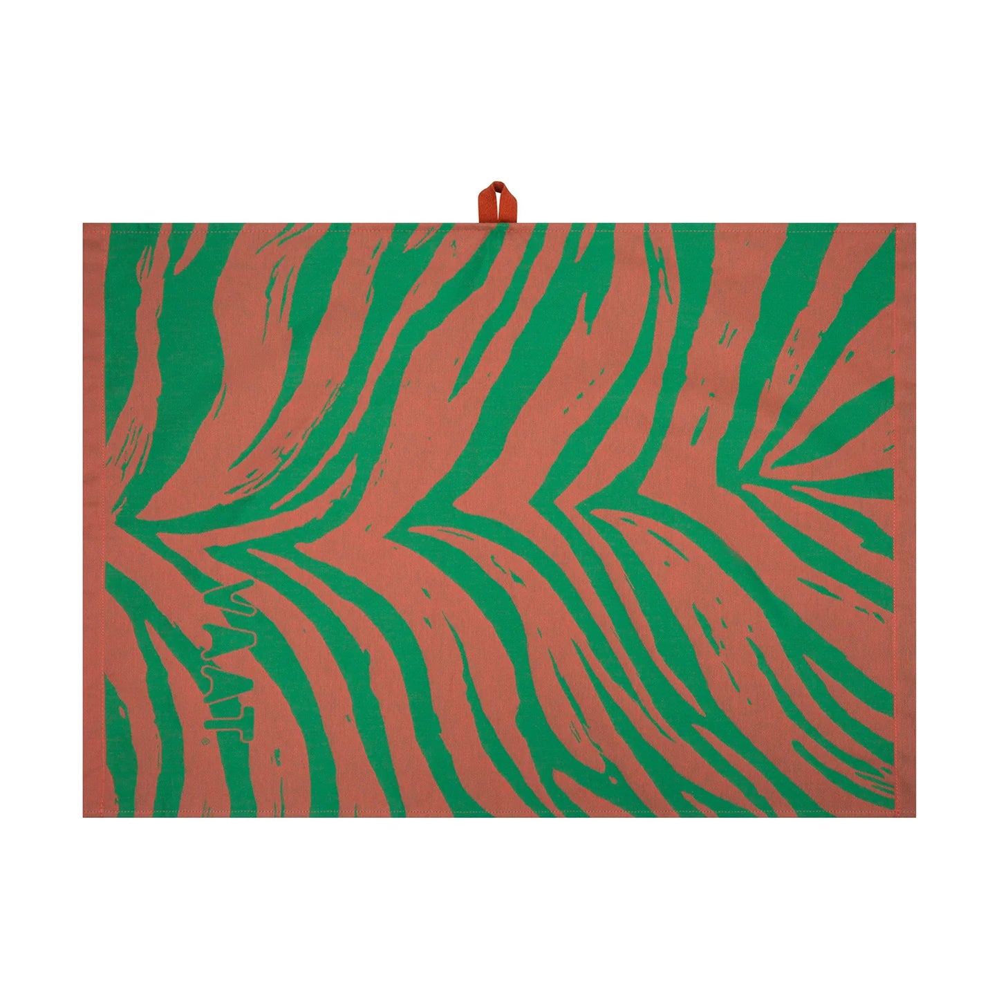 Handdoeken set ZEBRA koraal groen