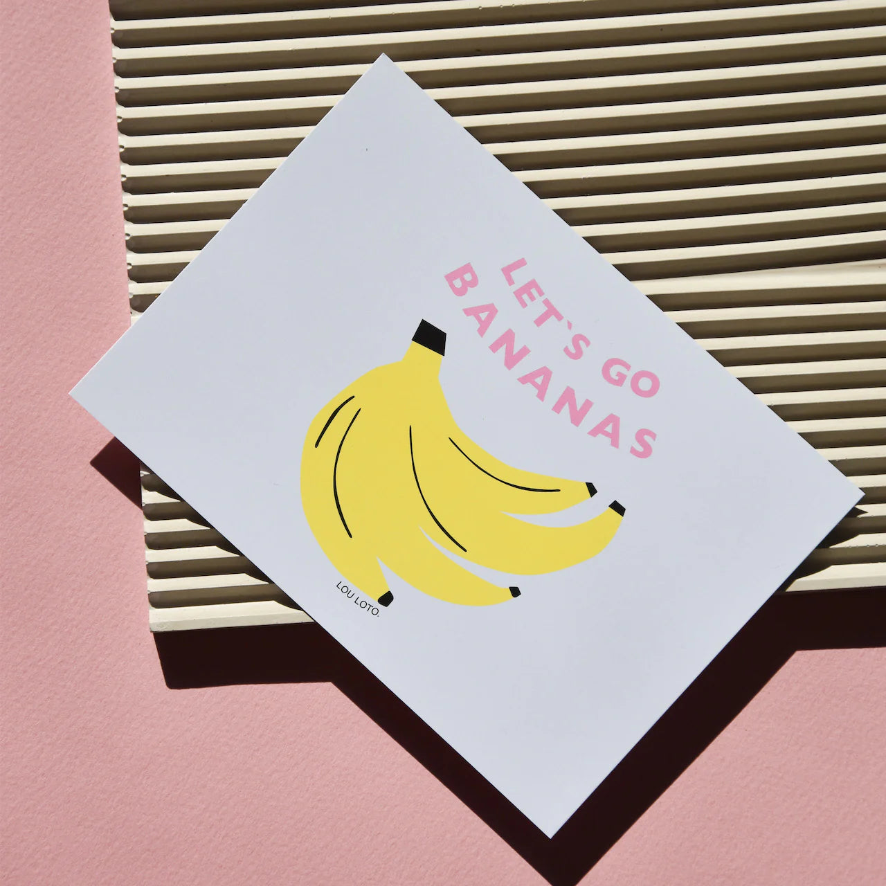 ansichtkaart bananen