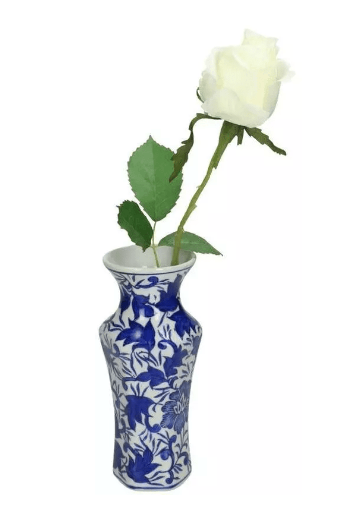 Vaas chinees blauw 21 cm - RUBY Conceptstore