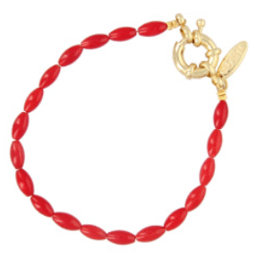 Armband koraal rood - RUBY Conceptstore