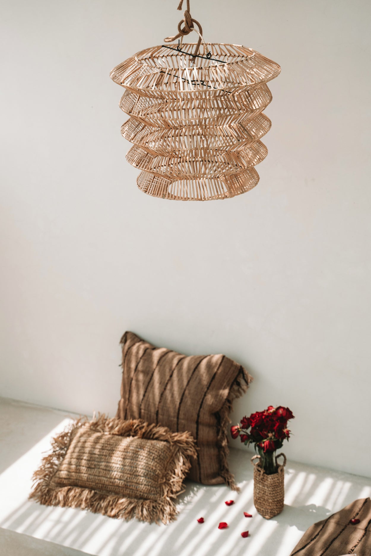Wijnkoeler raffia - RUBY Conceptstore