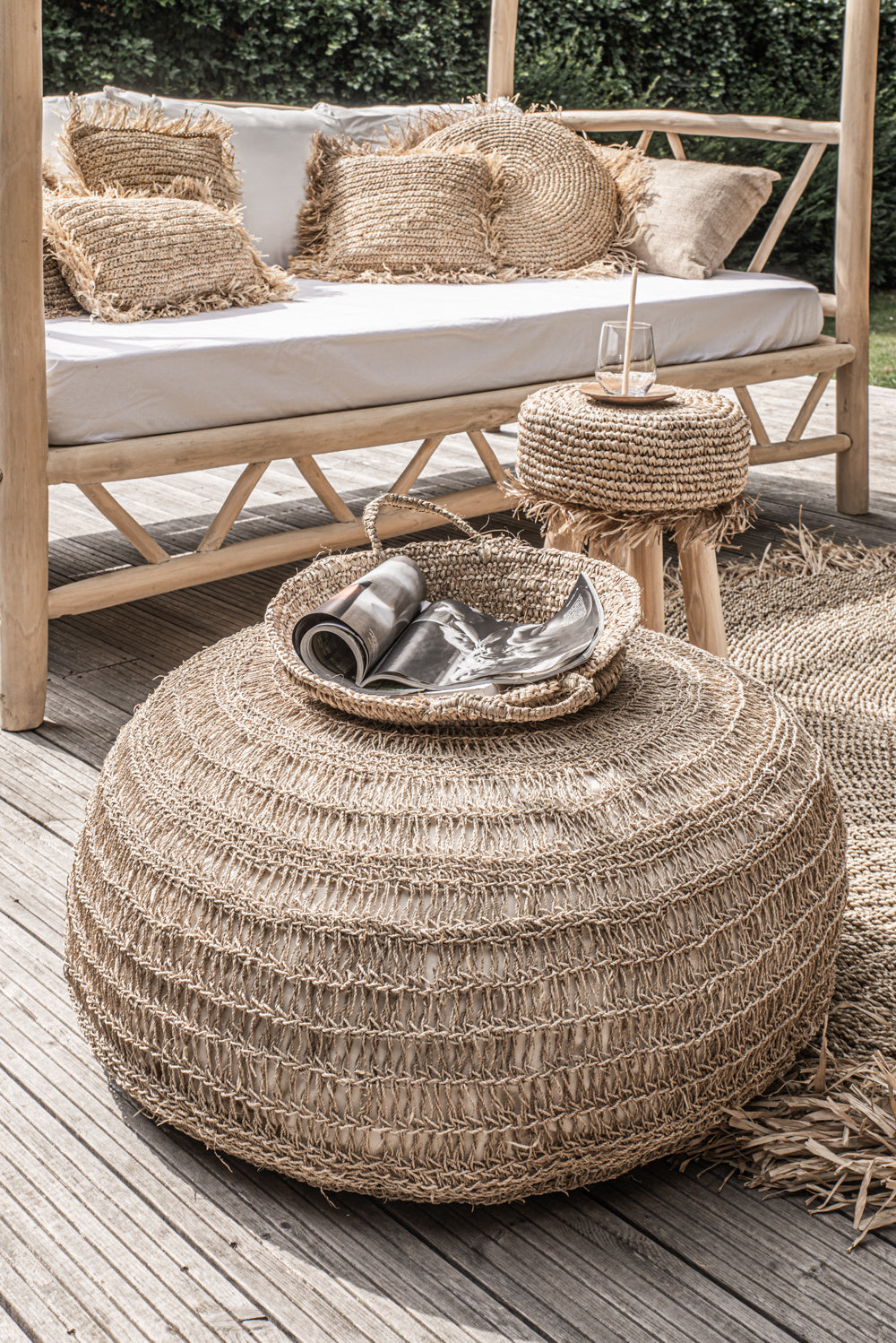 Mandenbak raffia M - RUBY Conceptstore