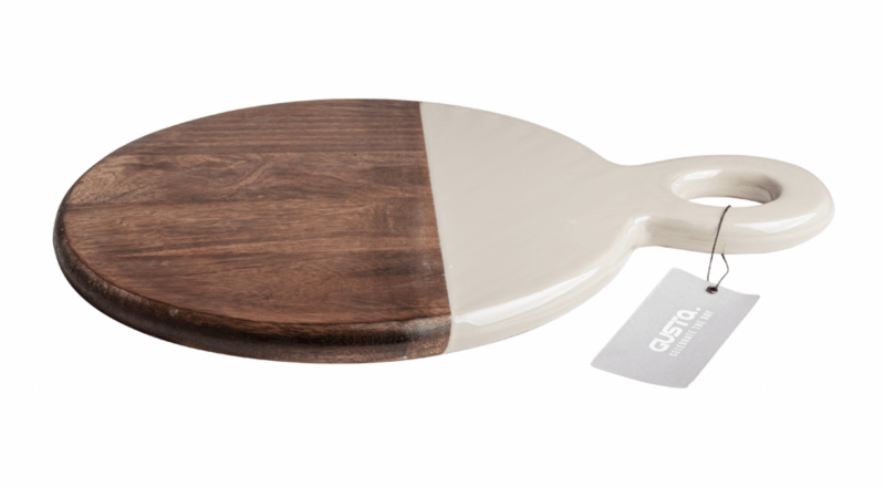 Borrelplank rond mangohout - RUBY Conceptstore