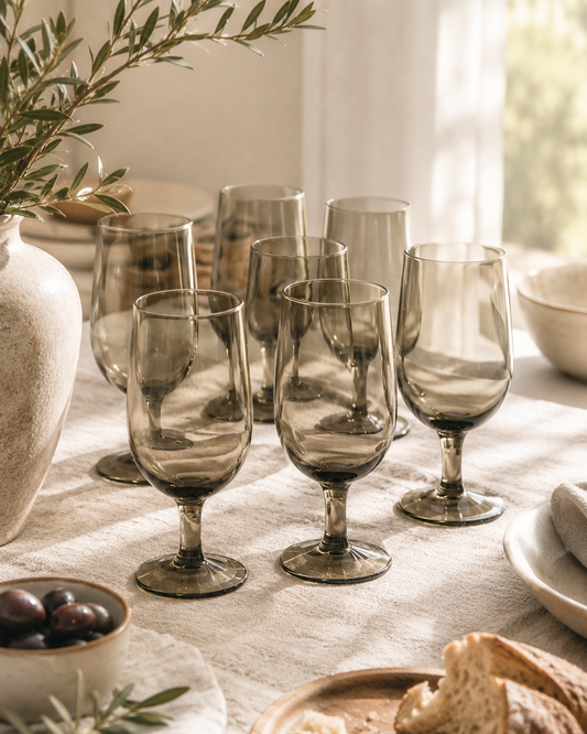 Vintage Rookglas Wijnglas – Arcoroc Frankrijk