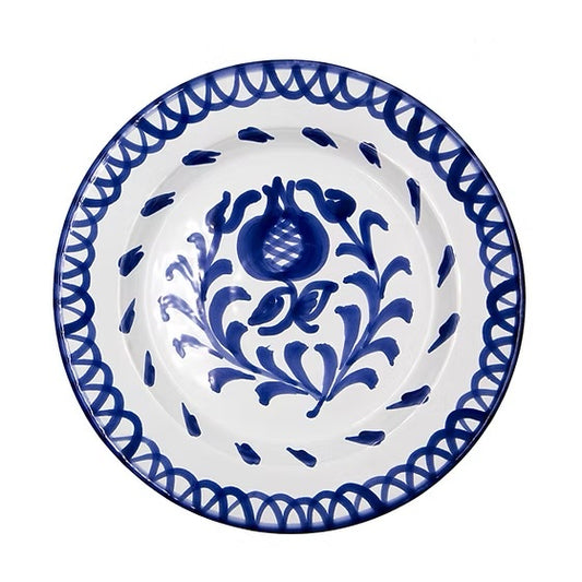 Bord 20 cm Granada blauw | Rubia Cerámica
