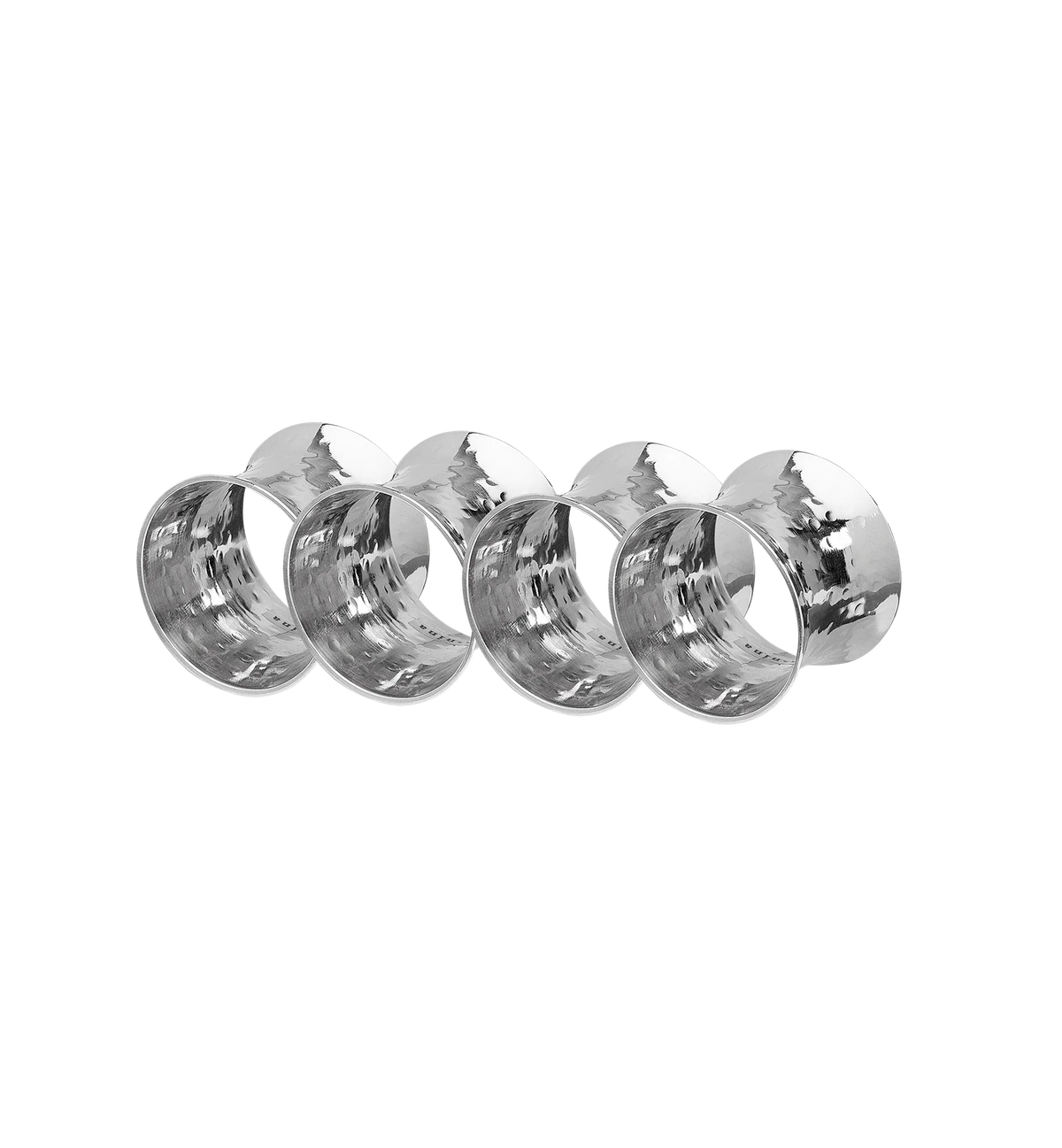 Anna + Nina - Silver Linings Napkin Rings Set of 4