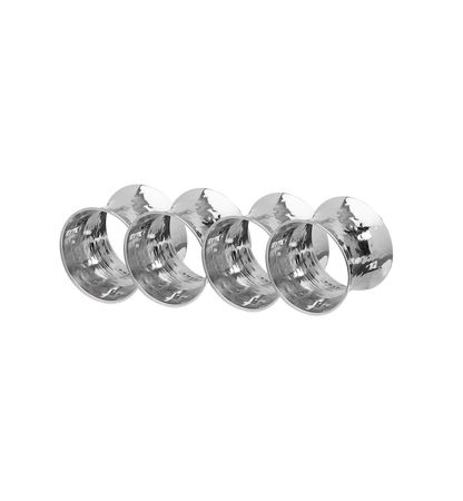 Anna + Nina - Silver Linings Napkin Rings Set of 4