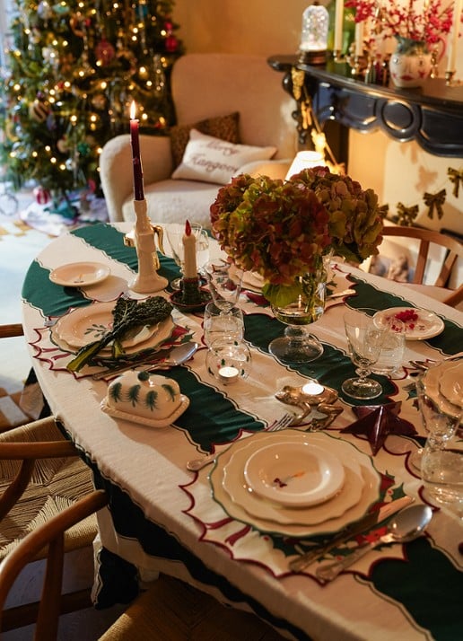 Anna + Nina - Tafelkleed groen