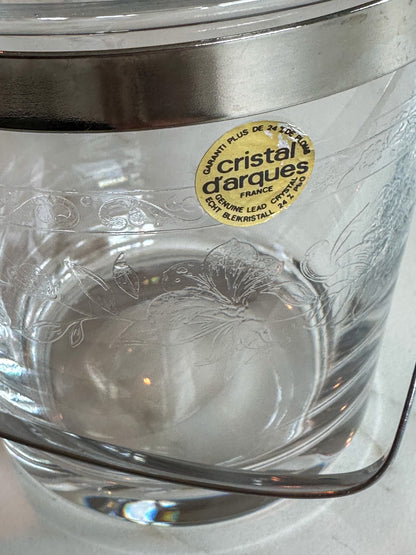 Vintage Cristal d’Arques ijsemmer glas