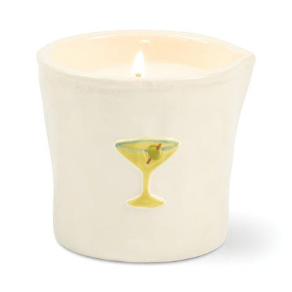 Keramieken Martini geurkaars – Paddywax Bistro