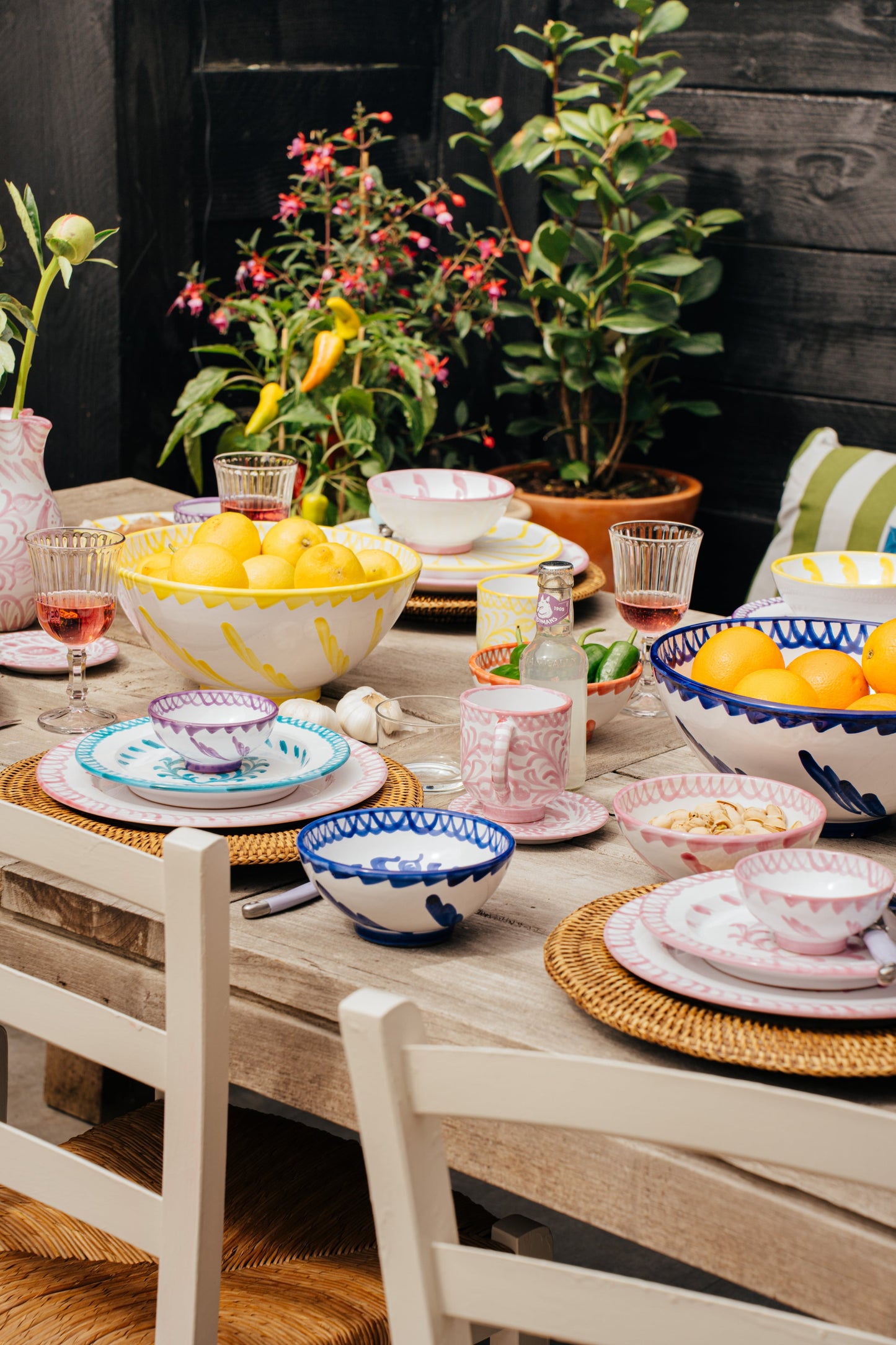Spaanse bowl 15cm Granada Blauw | Rubia Cerámica