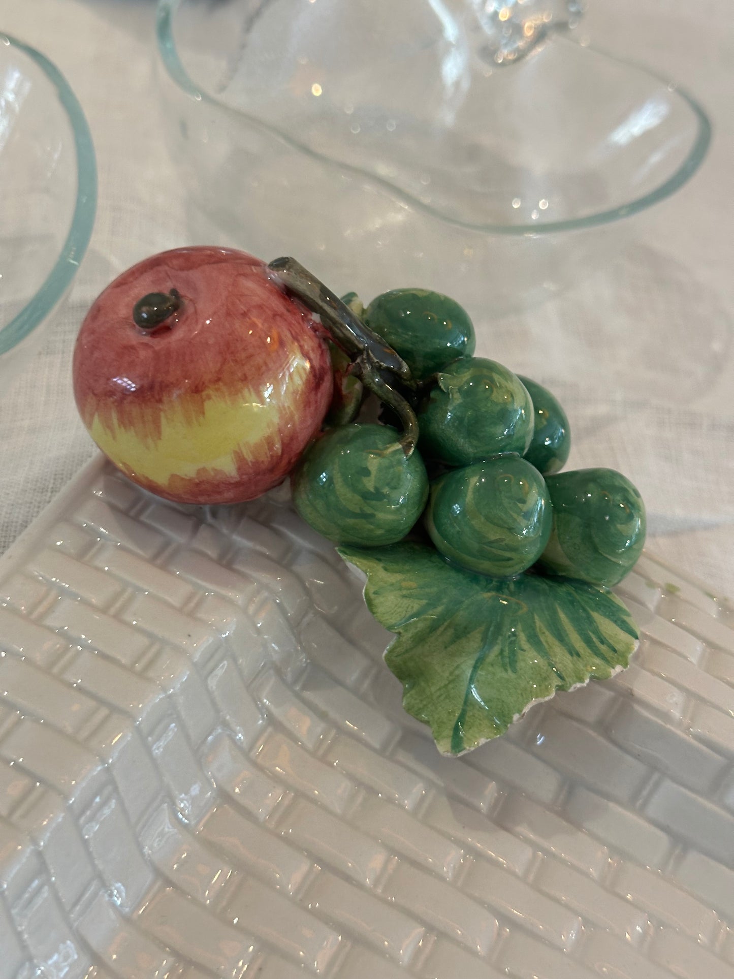 Vintage Fruit Serving Plate | Italian Ceramic - Ruby Conceptstore 