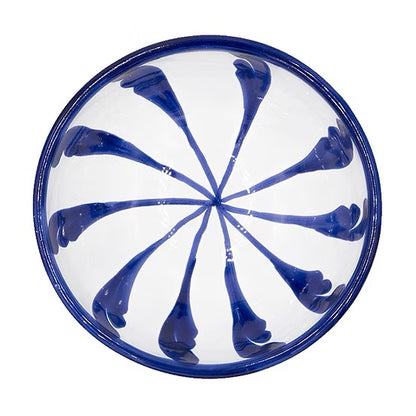 Spaanse bowl 15cm Palmetas Blauw | Rubia Cerámica