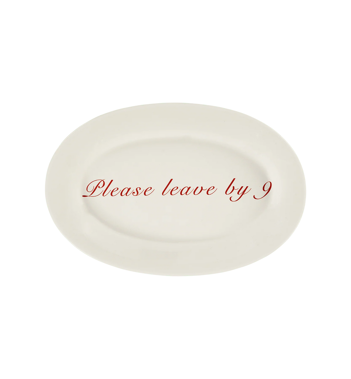 Anna + Nina - Please Leave By 9 Serving Plattern