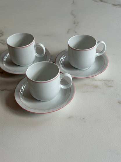 Vintage Seltmann Weiden Theeservies Roze – W. Germany