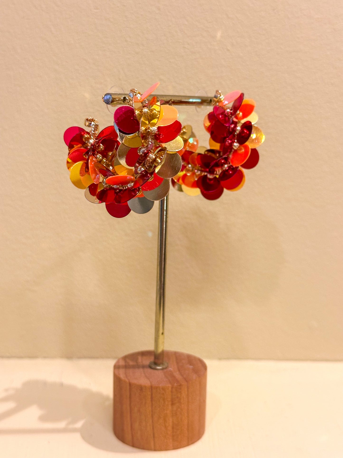 Oorbel feest pailletten