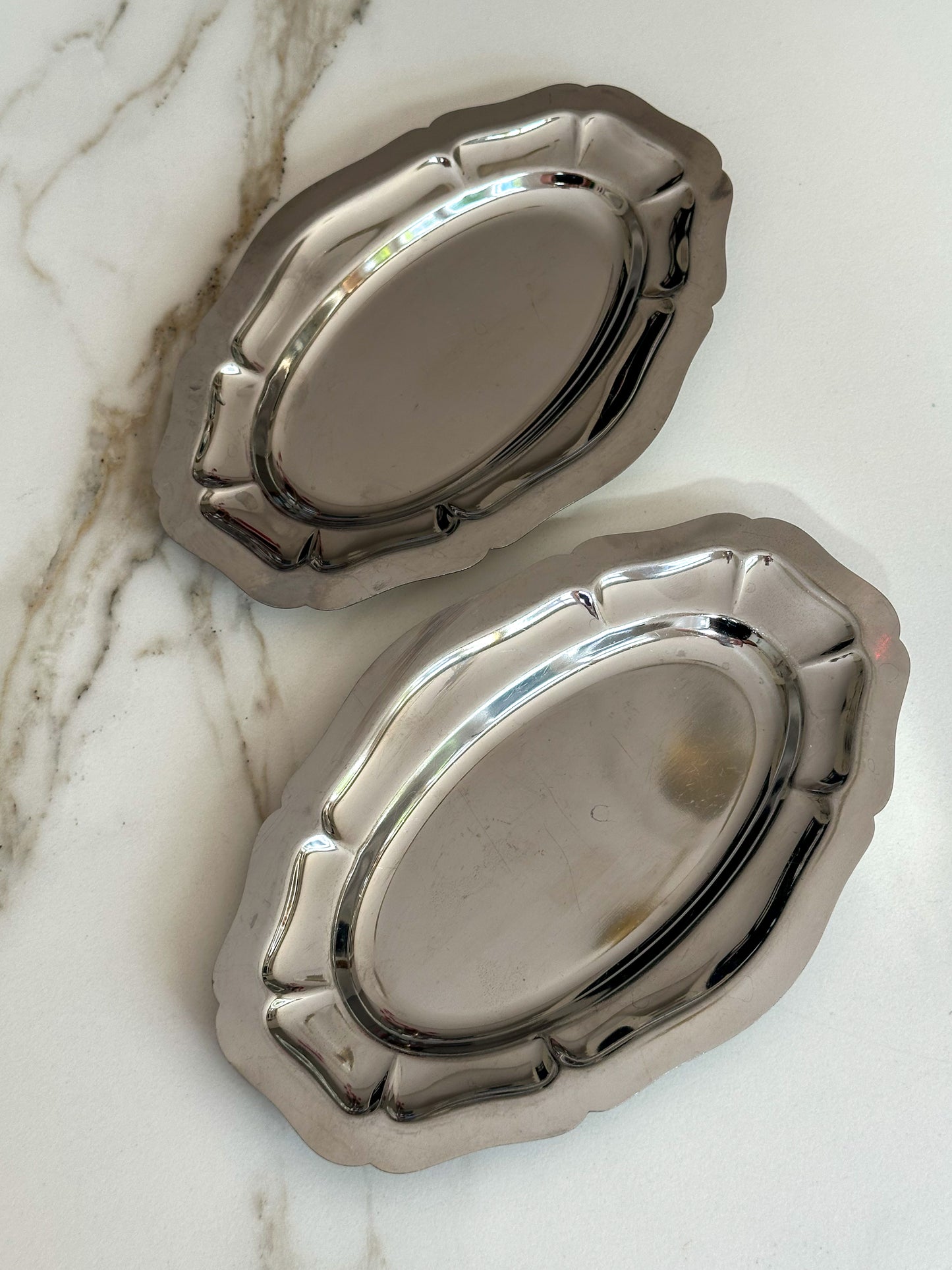 Vintage Onyx RVS Schaaltje