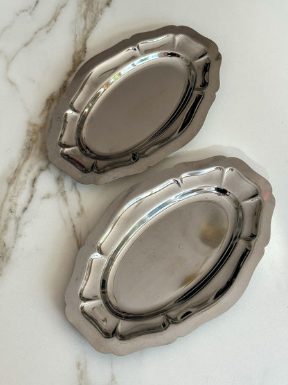 Vintage Onyx RVS Schaaltje