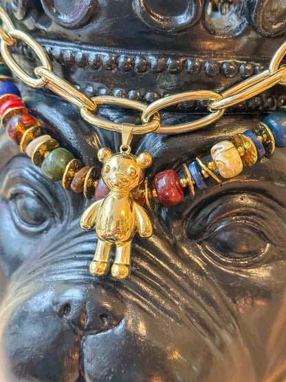 BEAR CHARM NECKLACE
