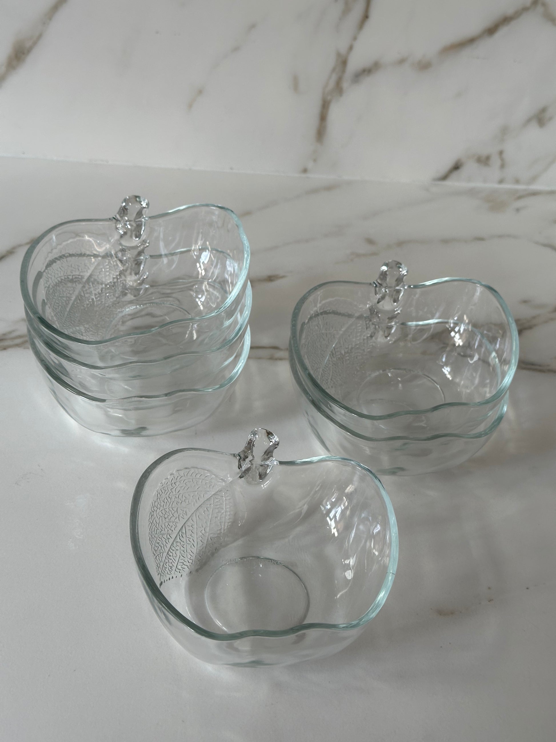 Vintage glazen appel schaaltje - Ruby Conceptstore 