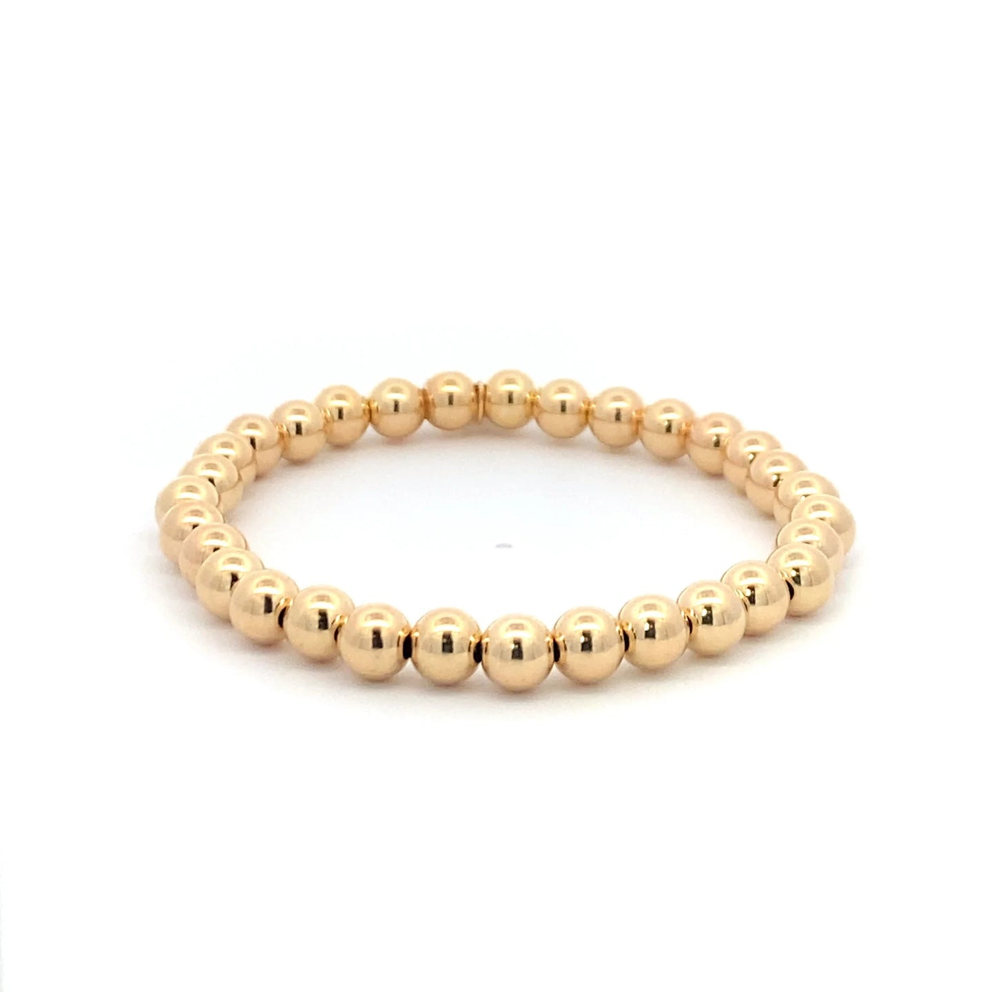 Armband gouden balletjes – Stainless Steel