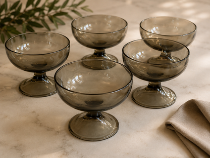 Vintage Coupe Glas – Rookglas – Arcoroc Frankrijk