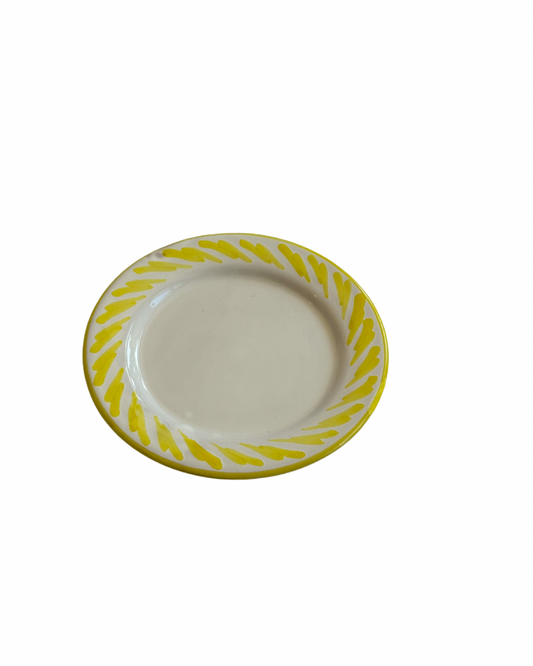 Sideplate Filo Geel | Rubia Cerámica