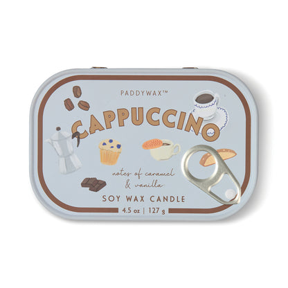 Paddywax geurkaars blik Cappuccino