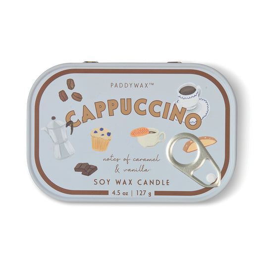 Paddywax geurkaars blik Cappuccino