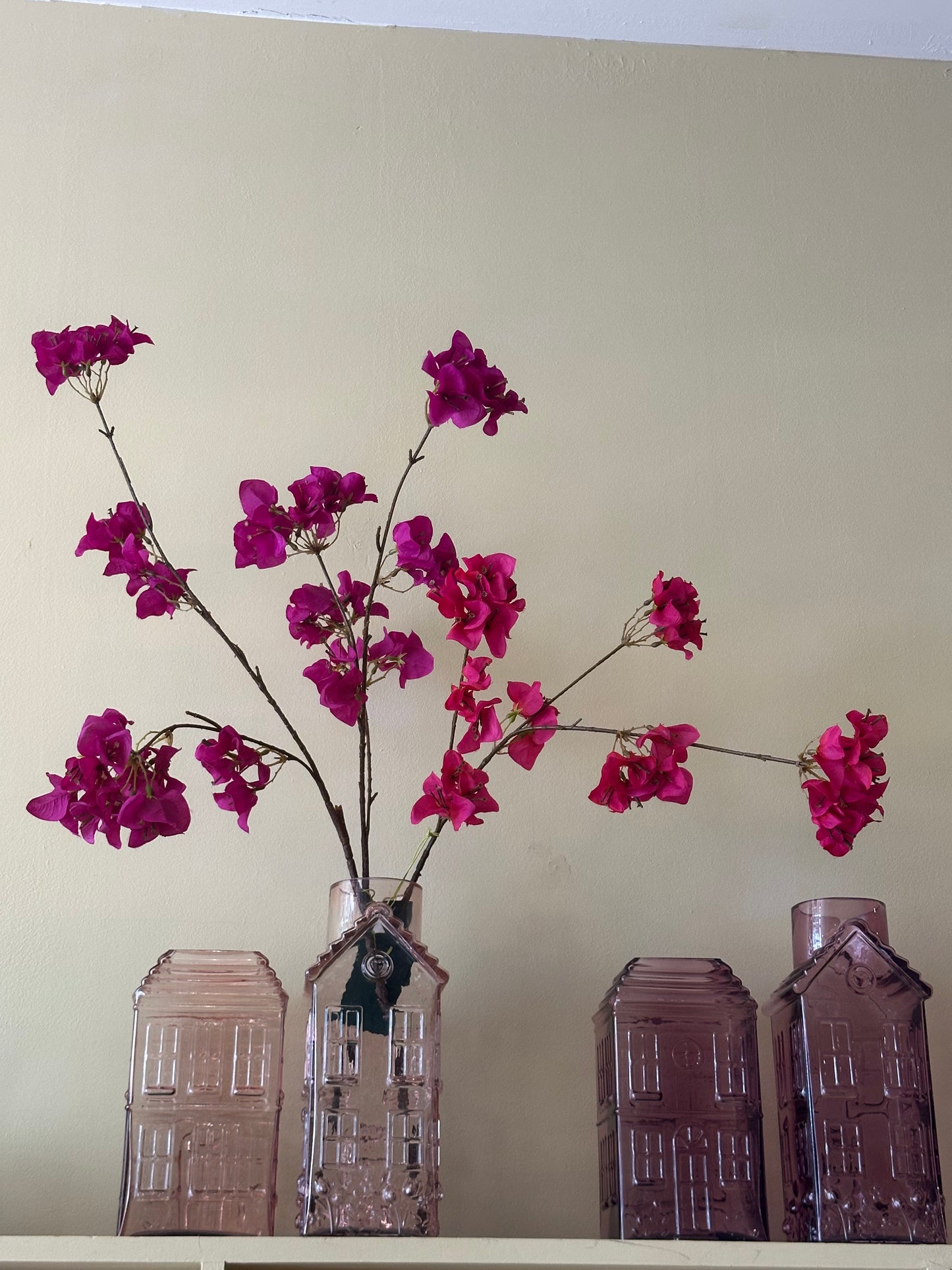 Mille House Vase – Old Pink / Sand 30 cm
