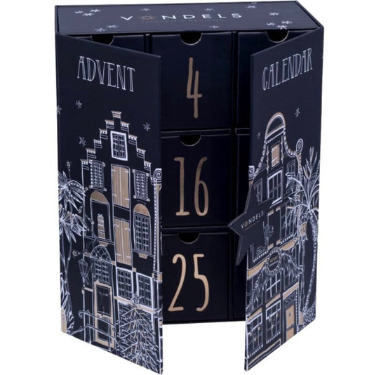 Vondels adventskalender 2024 - Luxe ornamenten set van 9