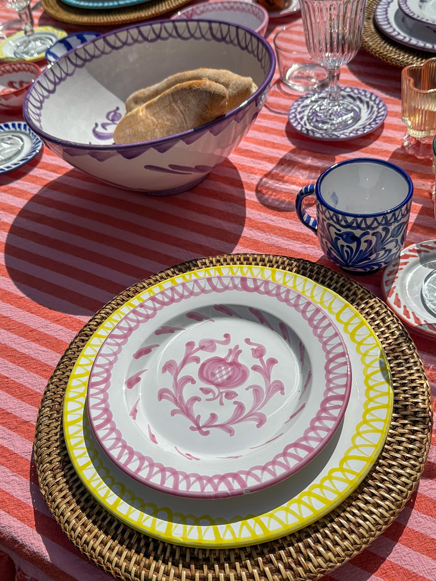 Dinerbord 26 cm Granada geel | Rubia Cerámica