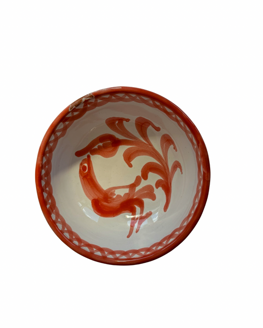 Tapasschaaltje 10 cm Granada Coral | Rubia Cerámica