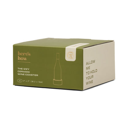 Izzy wine coaster - groen