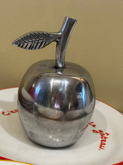 Vintage Apple Object | Silver Tone - Ruby Conceptstore 
