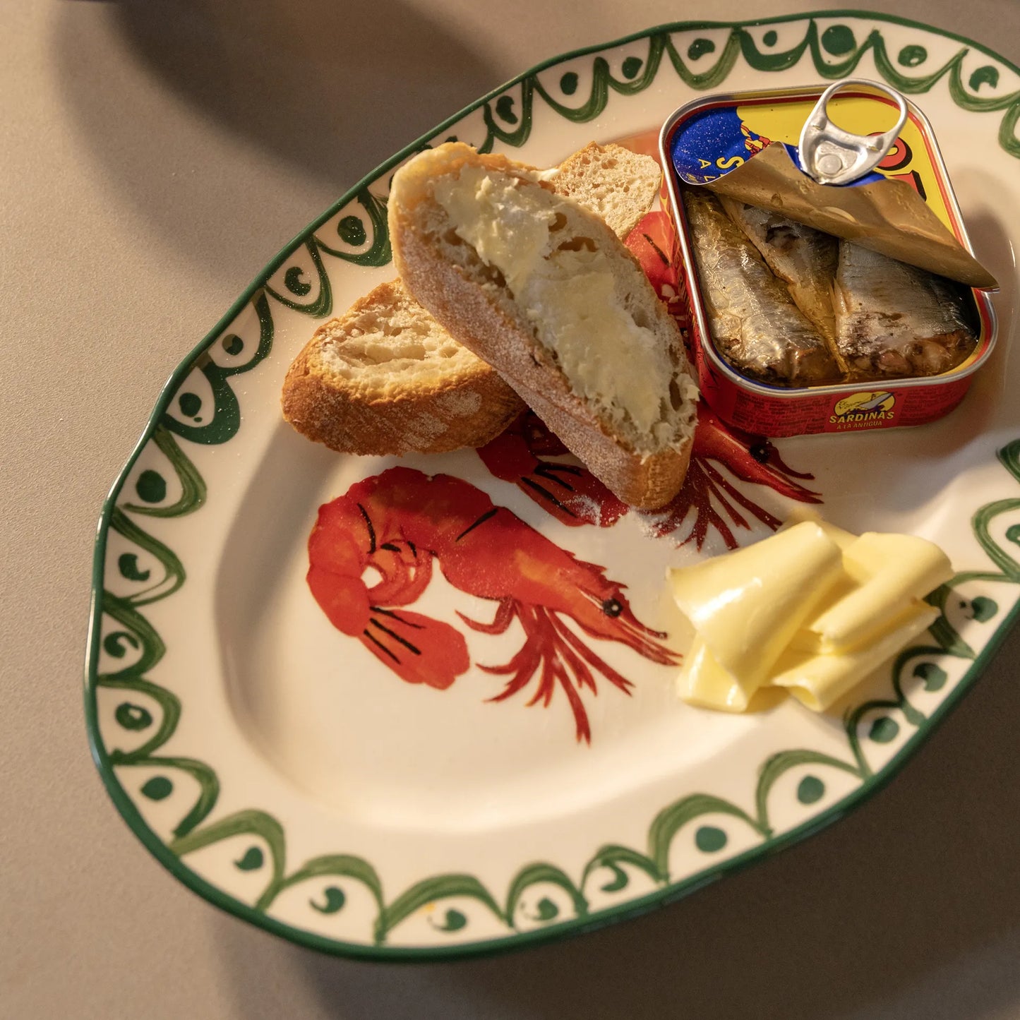 & Klevering - Bord platter sirène Shrimp