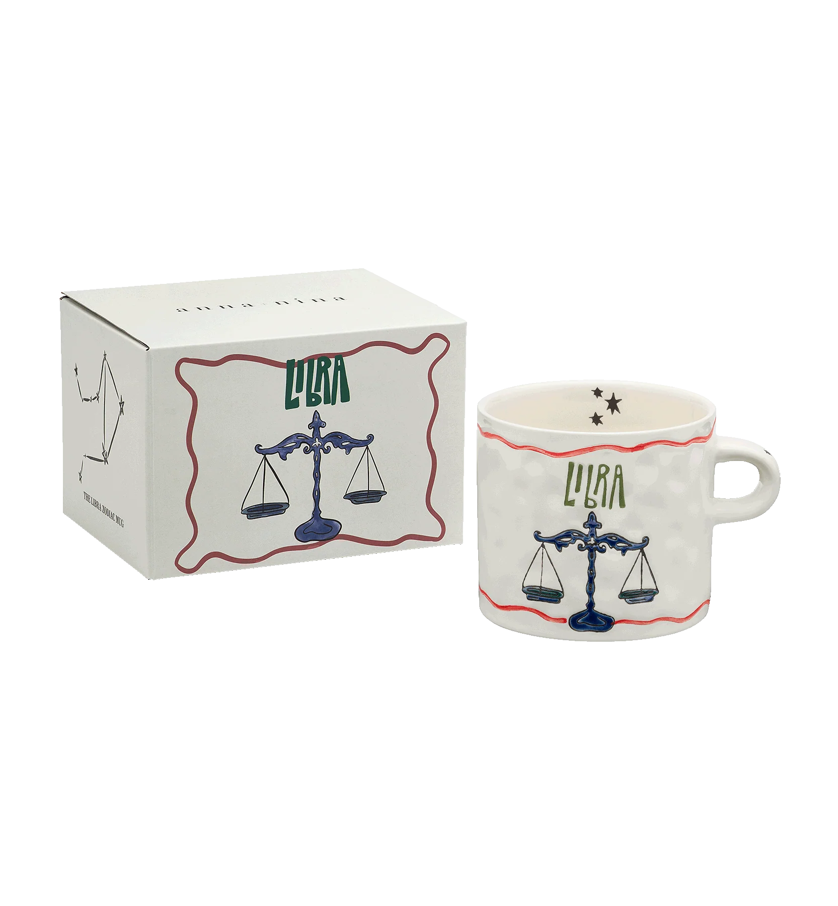 Anna + Nina - Zodiac mok Libra - Ruby Conceptstore 